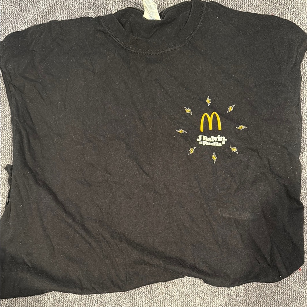 Black McDonald's J Balvin T-Shirt